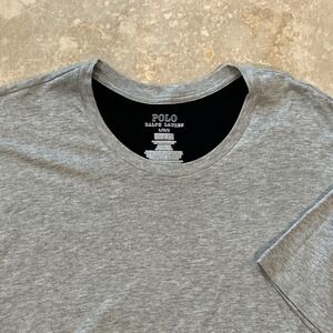 Polo Ralph Lauren Shirt Men L Heather Grey Supreme Comfort Short Sleeve Sleep